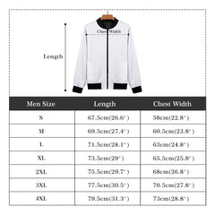 All Over Print Zip Up Bomber Jacket