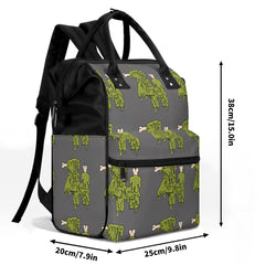 Large Capacity Diaper Bag Mummy Backpack Nursing Bag Duckbilled Backpack