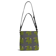Womens PU Bucket Bag Shoulder Bag