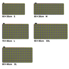 Rubber RGB Desk Mat