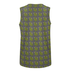 Mens All Over Print Basketball Jersey Tank Top