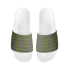Kids PVC Black and White House Slides Sandals Bathroom Slippers