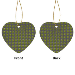 Hearthaped Ceramic Souvenirs Ornaments Home Decoration Hanging