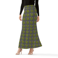 Womens Wrap Fishtail Long Skirt