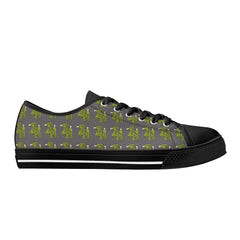 Mens Rubber Low Top Canvas Shoes