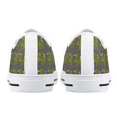 Mens Rubber Low Top Canvas Shoes