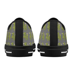 Mens Rubber Low Top Canvas Shoes