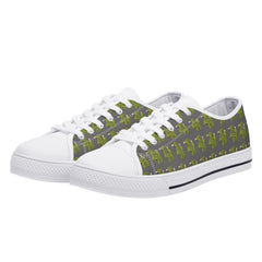 Mens Rubber Low Top Canvas Shoes