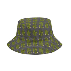 All Over Print Bucket Hats with Adjustable String