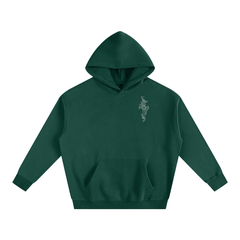 Bone Daddy Over-Sized Fleece Hoodie WHITE LOGO