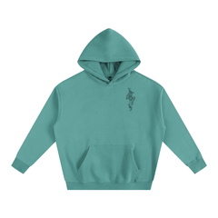 Bone Daddy Over-Sized Fleece Hoodie BLACK LOGO