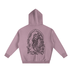 Bone Daddy Over-Sized Fleece Hoodie BLACK LOGO