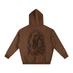 Bone Daddy Over-Sized Fleece Hoodie BLACK LOGO