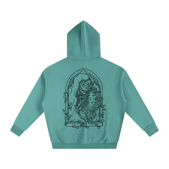 Bone Daddy Over-Sized Fleece Hoodie BLACK LOGO