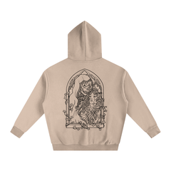 Bone Daddy Over-Sized Fleece Hoodie BLACK LOGO