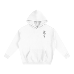 Bone Daddy Over-Sized Fleece Hoodie BLACK LOGO