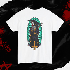 Mary the Reaper - By Heaps Rad Trad - Gildan 5000 Cotton Tee