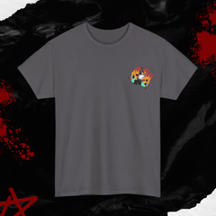 Angry Bowling Ball - By Heaps Rad Trad - Gildan 5000 Cotton Tee