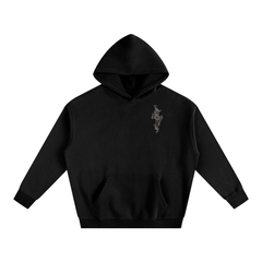 Bone Daddy Over-Sized Fleece Hoodie WHITE LOGO
