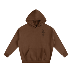 Bone Daddy Over-Sized Fleece Hoodie BLACK LOGO