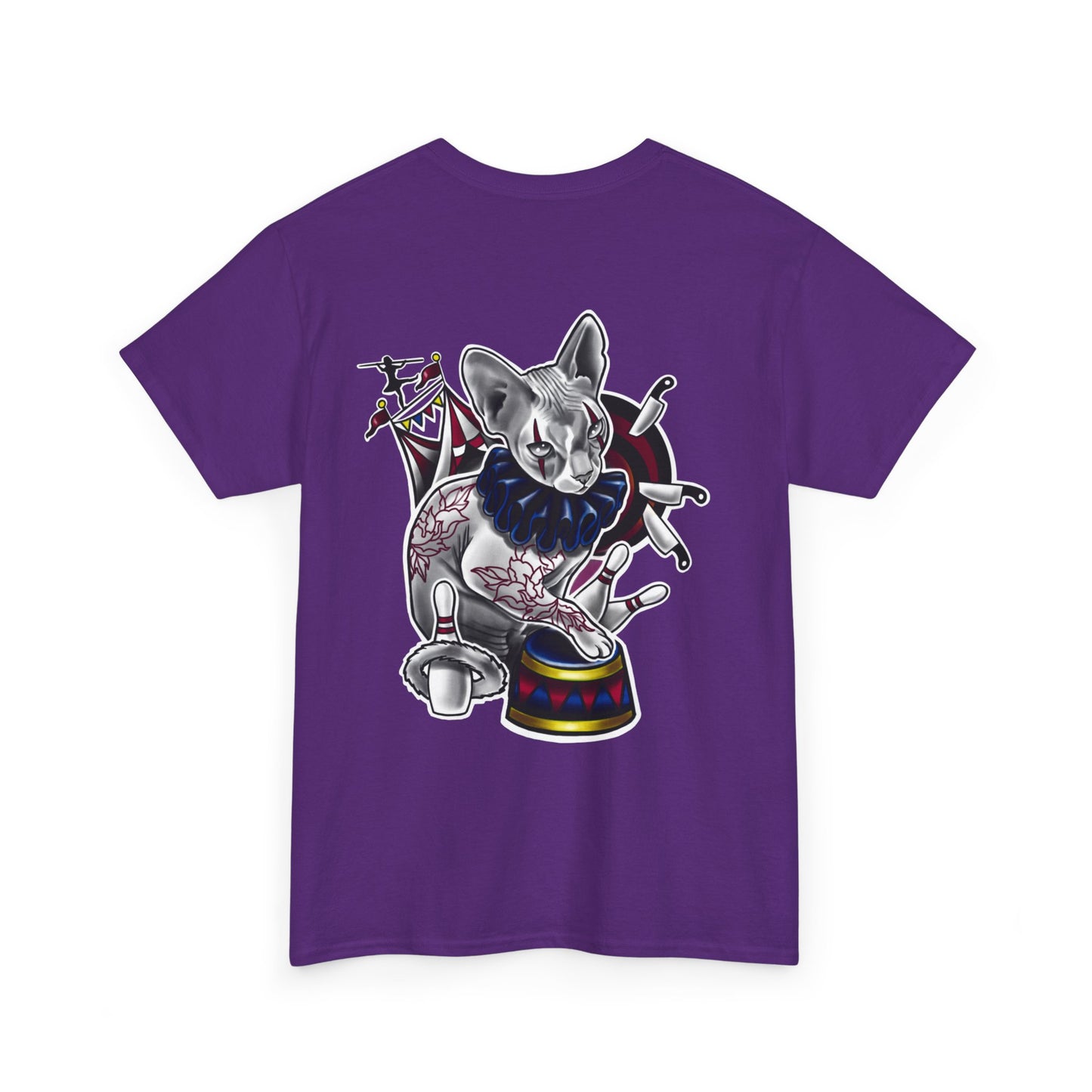 Circus Kitty - By Jade Zombie - Gildan 5000 Cotton Tee