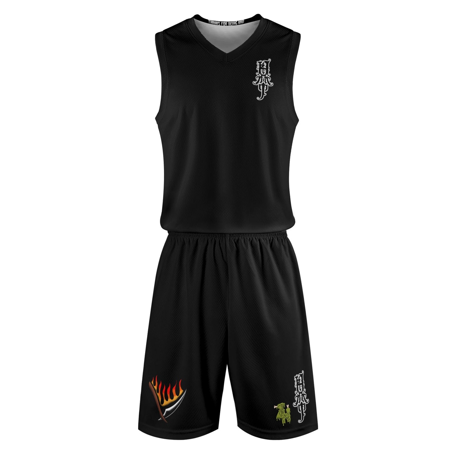 Mary the Reaper- By Heaps Rad Trad - Basketball Jersey Set