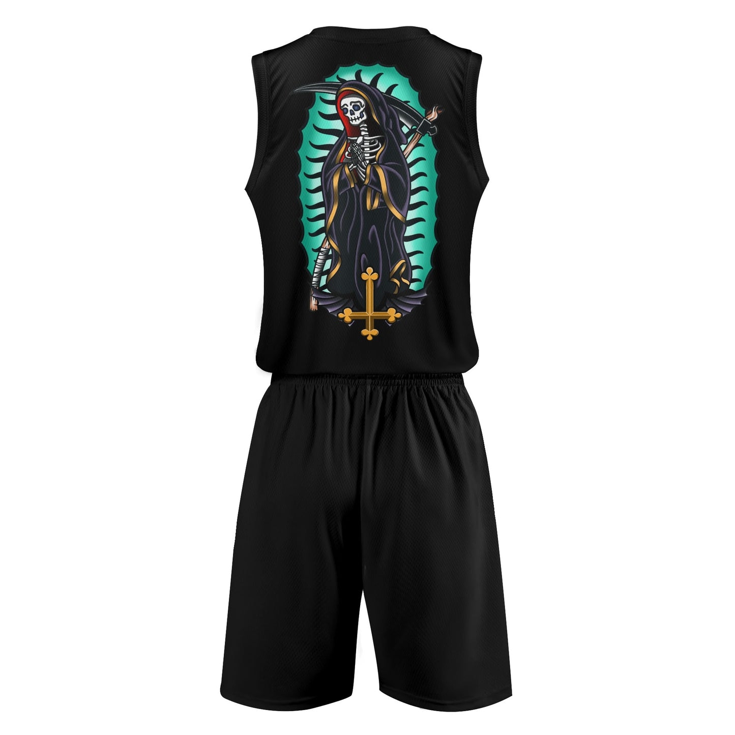 Mary the Reaper- By Heaps Rad Trad - Basketball Jersey Set