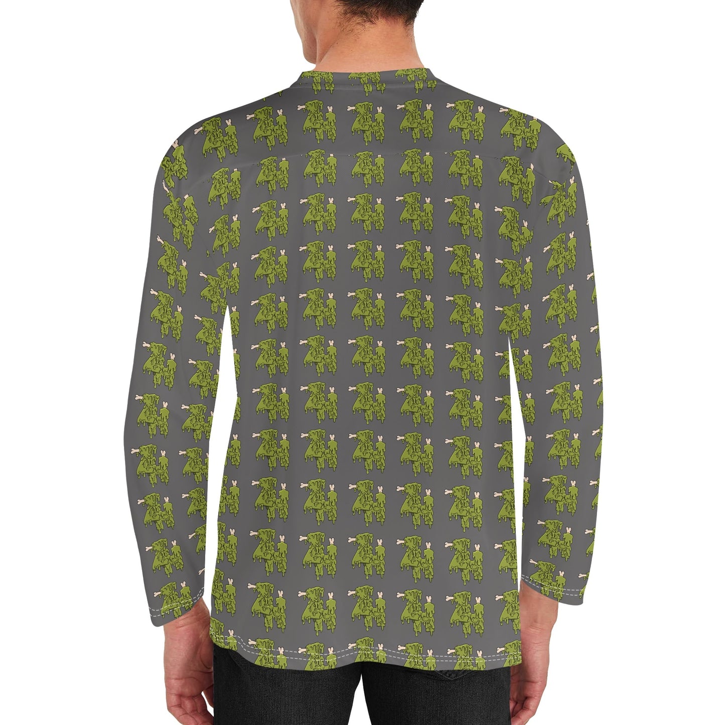 All Over Print Hockey Jersey Long Sleeve Shirt