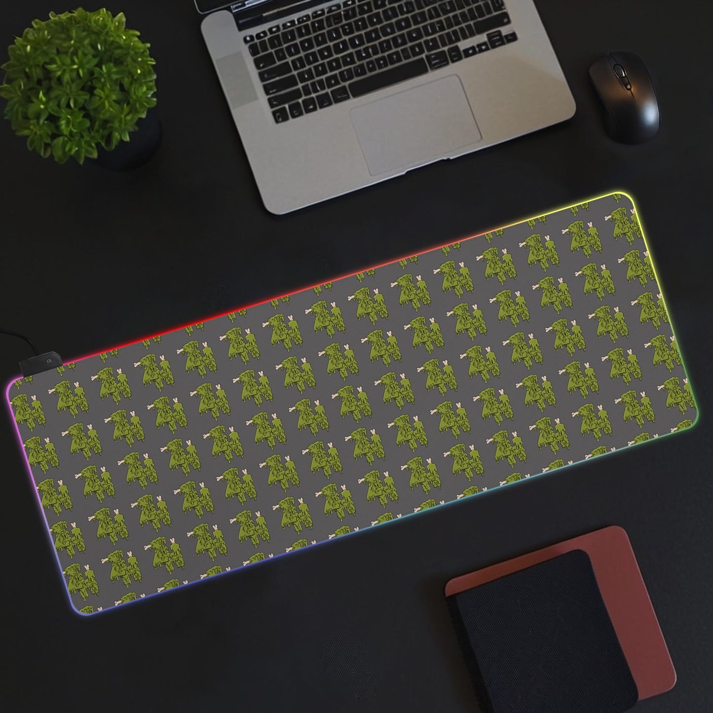 Rubber RGB Desk Mat