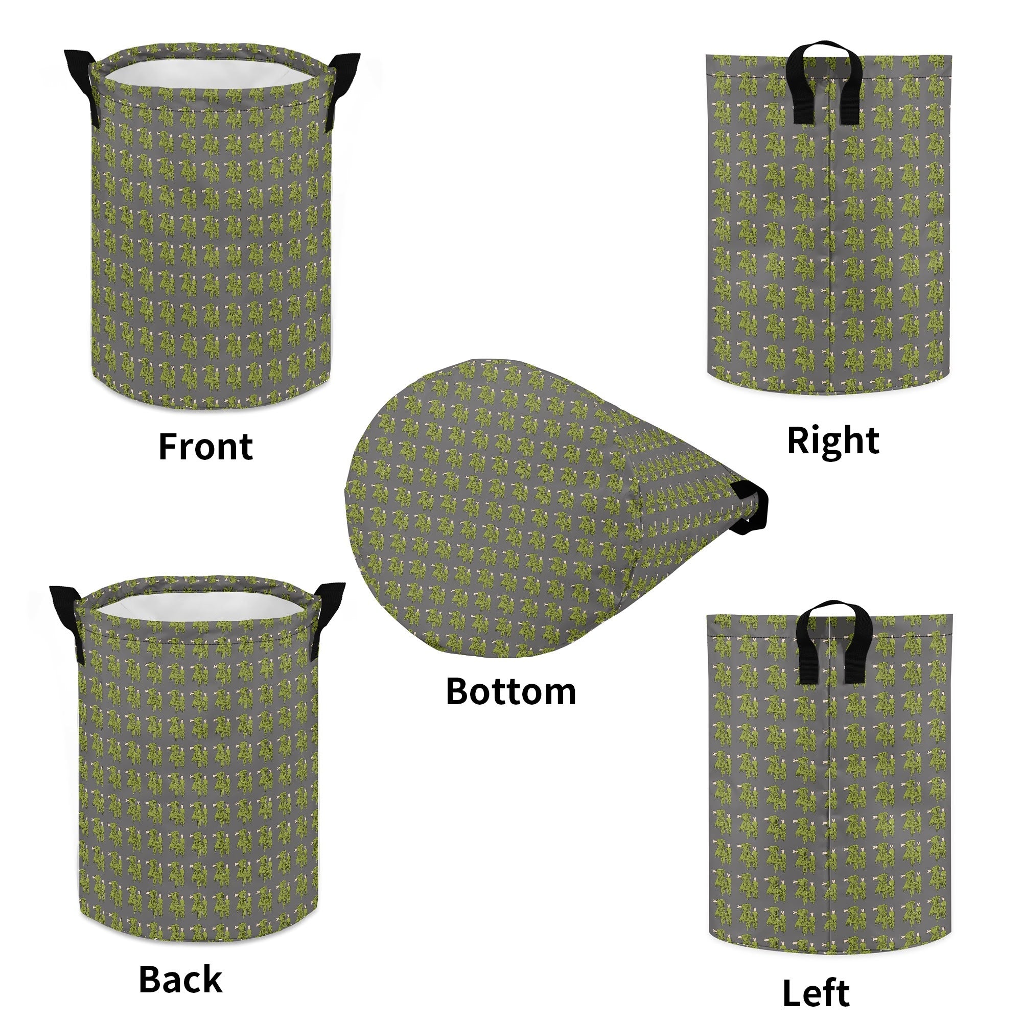 All-Over Print Laundry Basket/ Storage Bag