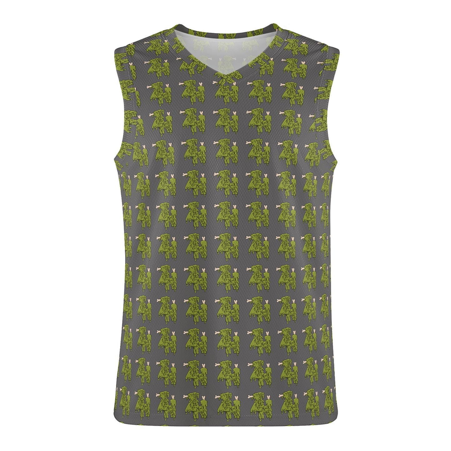 Mens All Over Print Basketball Jersey Tank Top