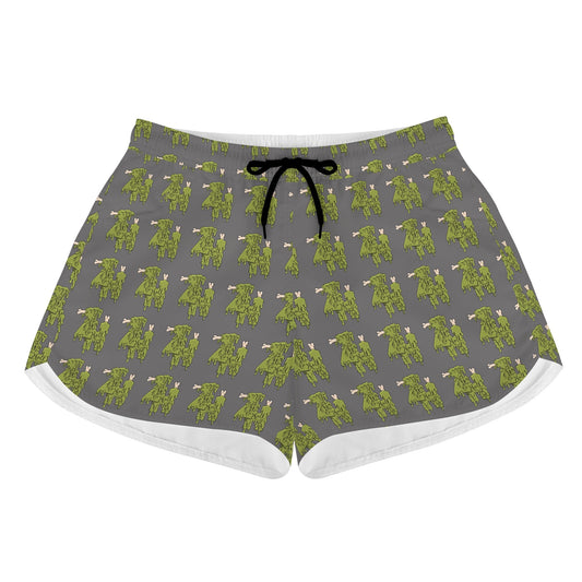 Womens All Over Print Casual Beach Shorts