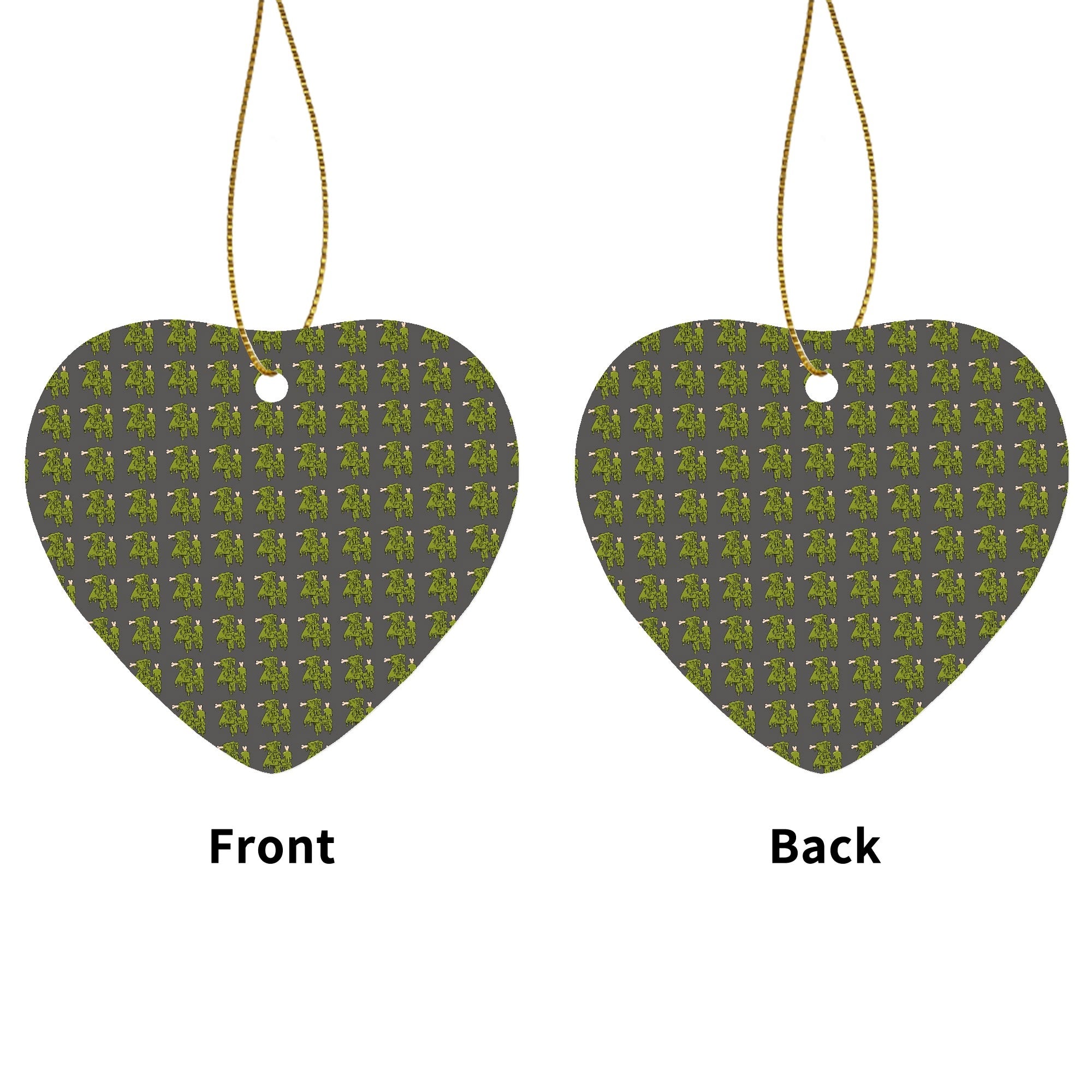 Hearthaped Ceramic Souvenirs Ornaments Home Decoration Hanging