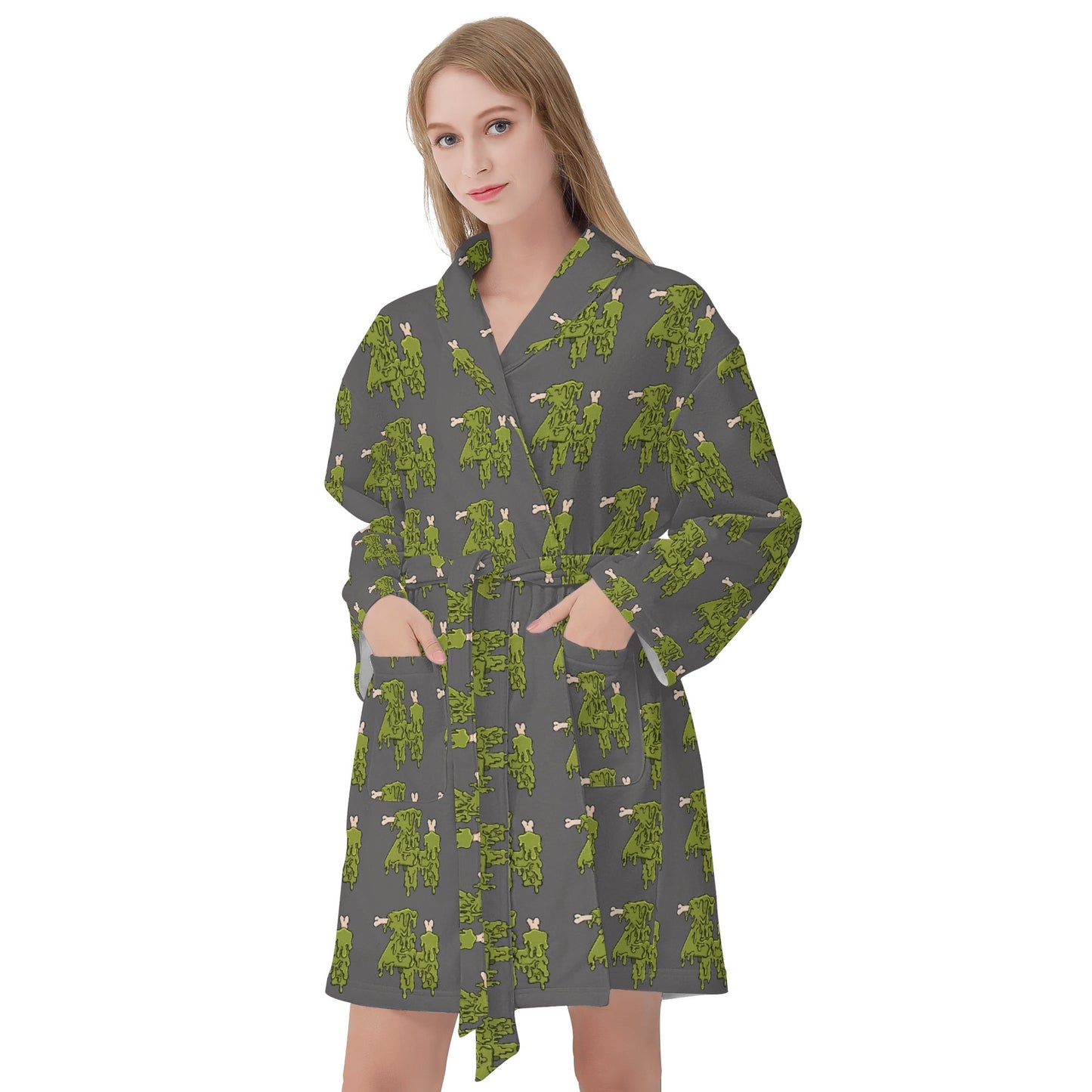 Womens Short Bathrobe