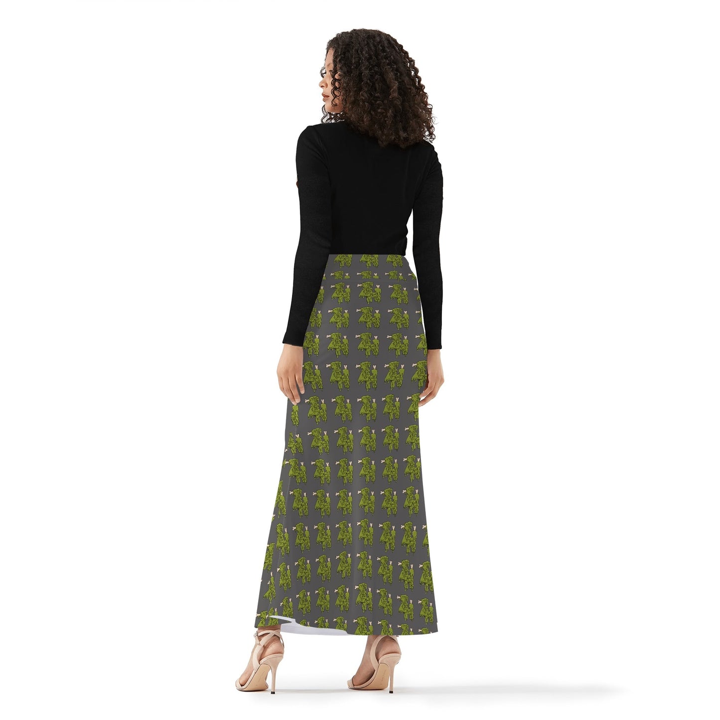 Womens Wrap Fishtail Long Skirt