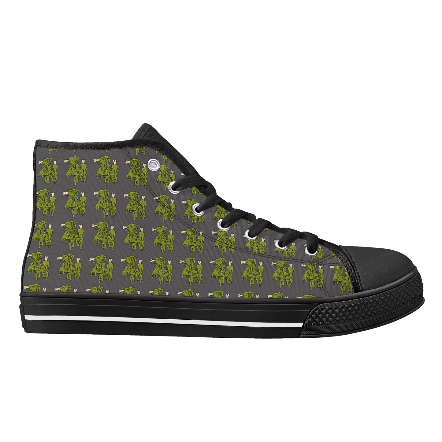 Rubber High Top Canvas Shoes