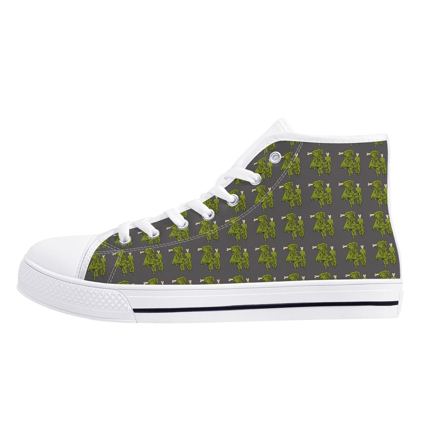 Rubber High Top Canvas Shoes