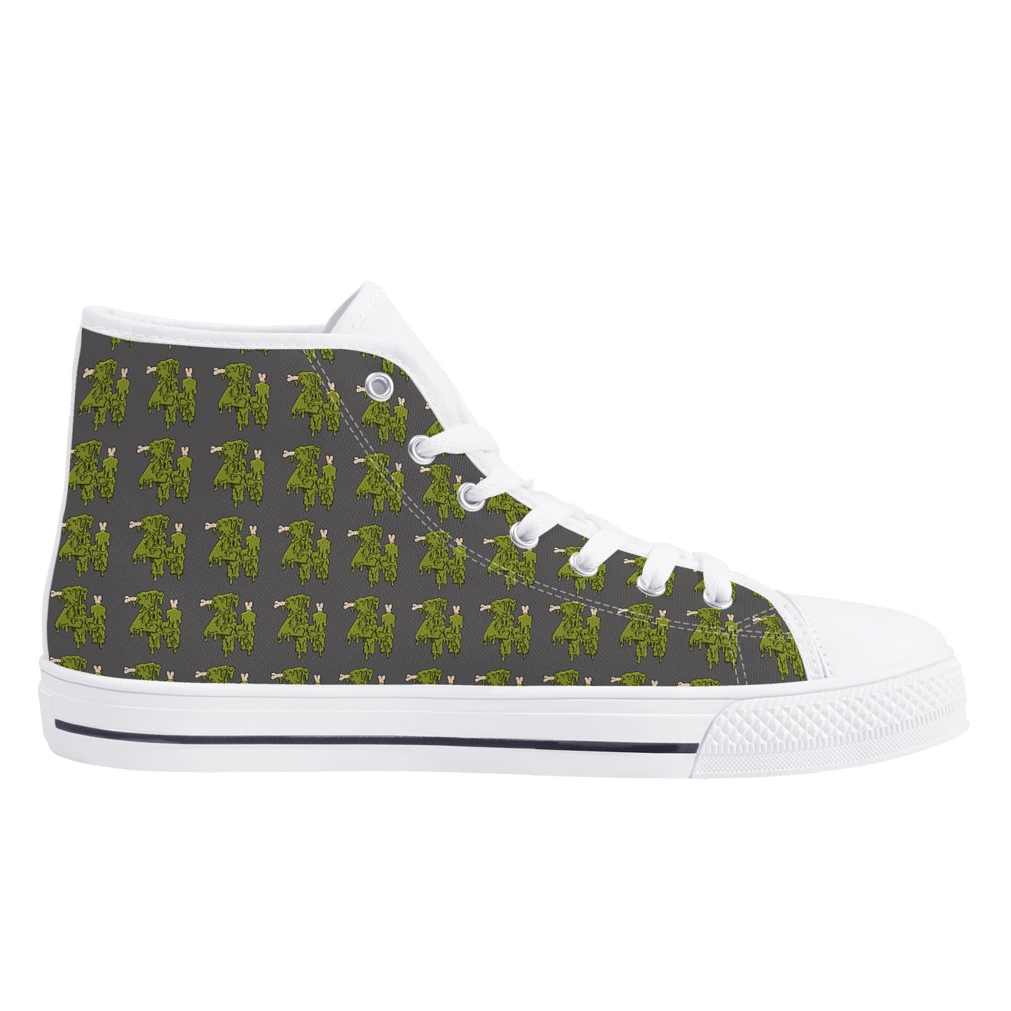 Rubber High Top Canvas Shoes