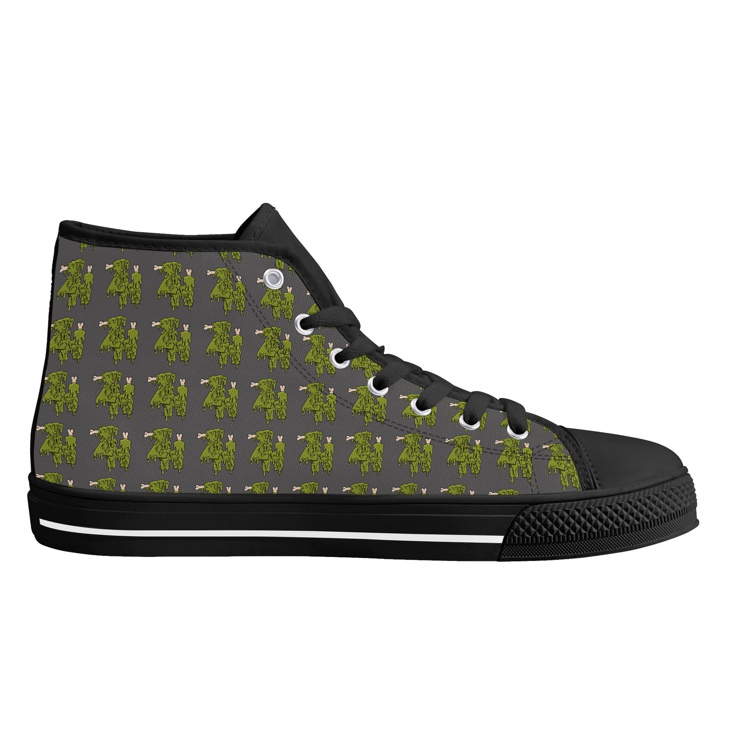 Rubber High Top Canvas Shoes