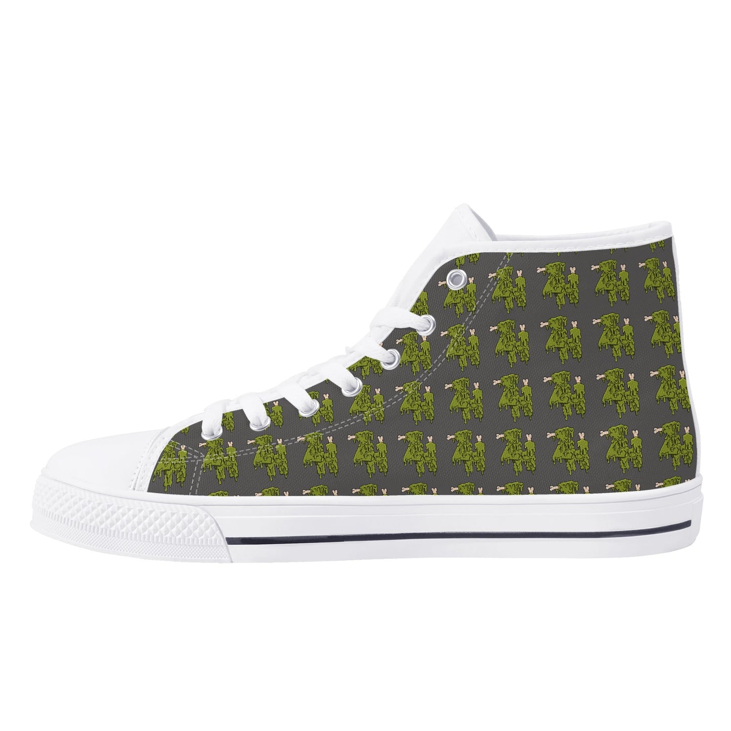 Rubber High Top Canvas Shoes