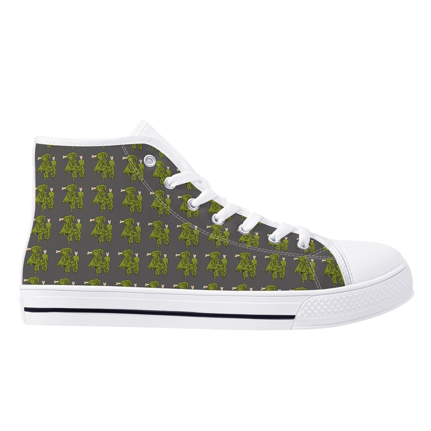 Rubber High Top Canvas Shoes