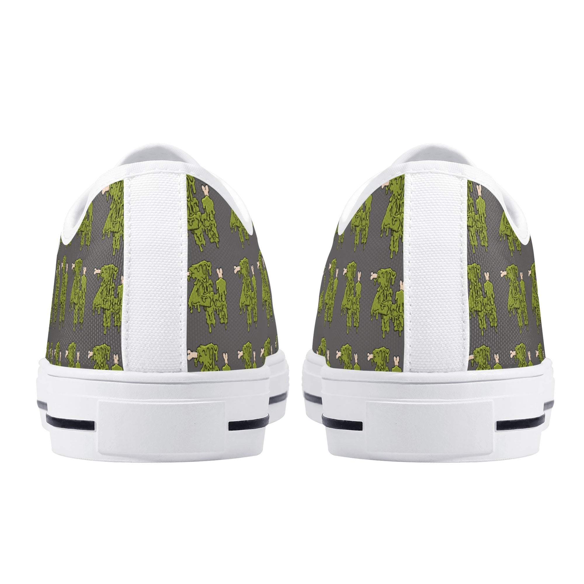 Mens Rubber Low Top Canvas Shoes