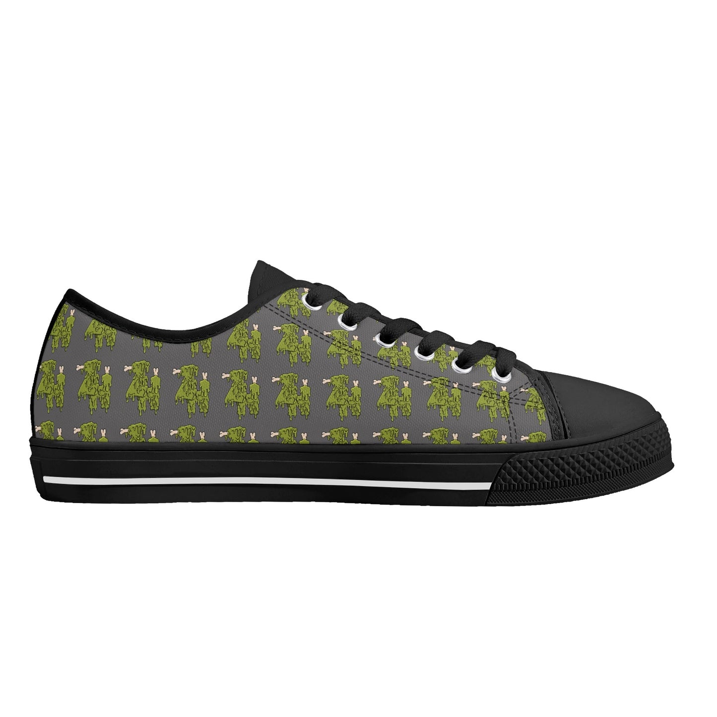 Mens Rubber Low Top Canvas Shoes