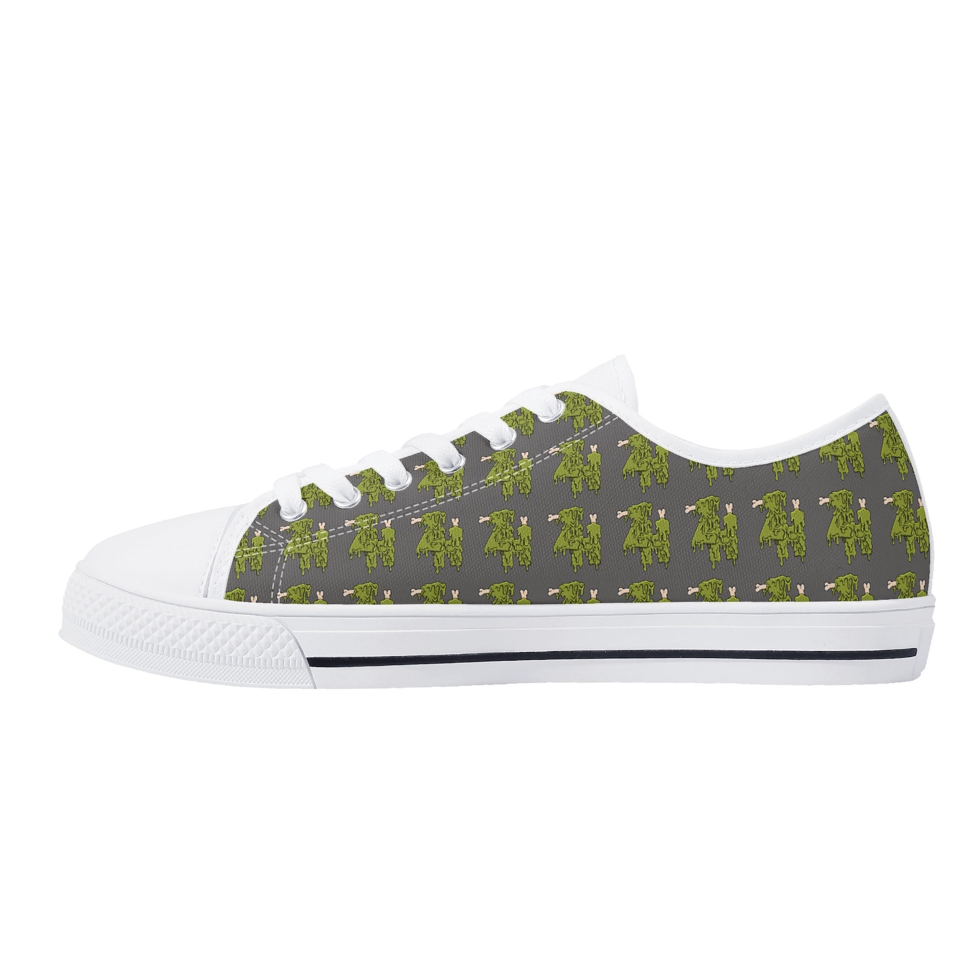 Mens Rubber Low Top Canvas Shoes