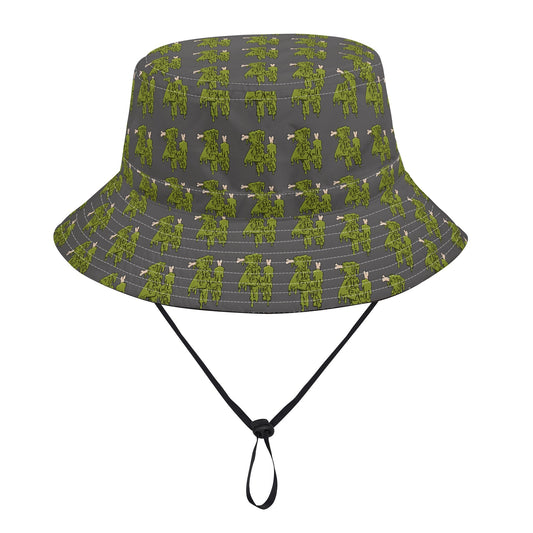 All Over Print Bucket Hats with Adjustable String