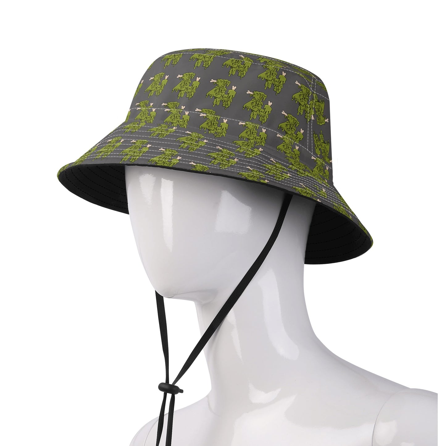 All Over Print Bucket Hats with Adjustable String