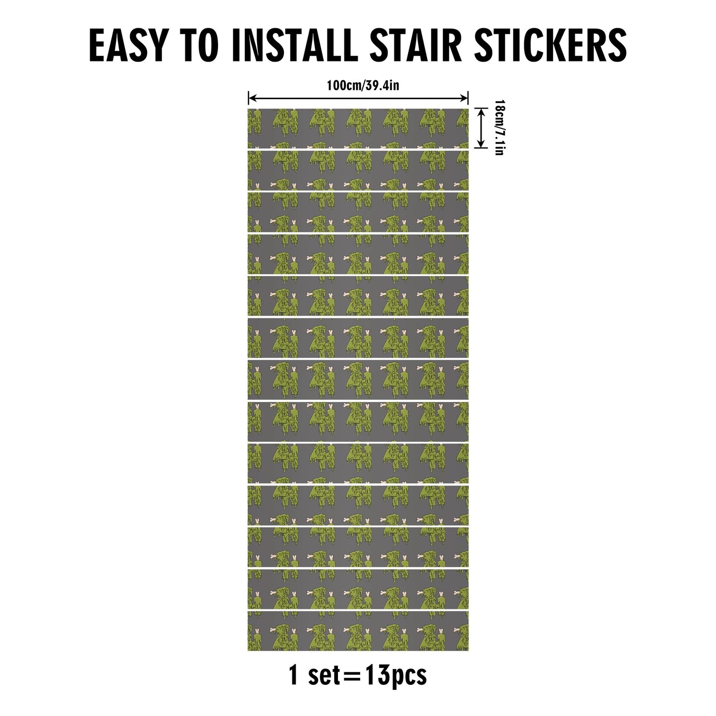 13Pcs Stairs Stickers