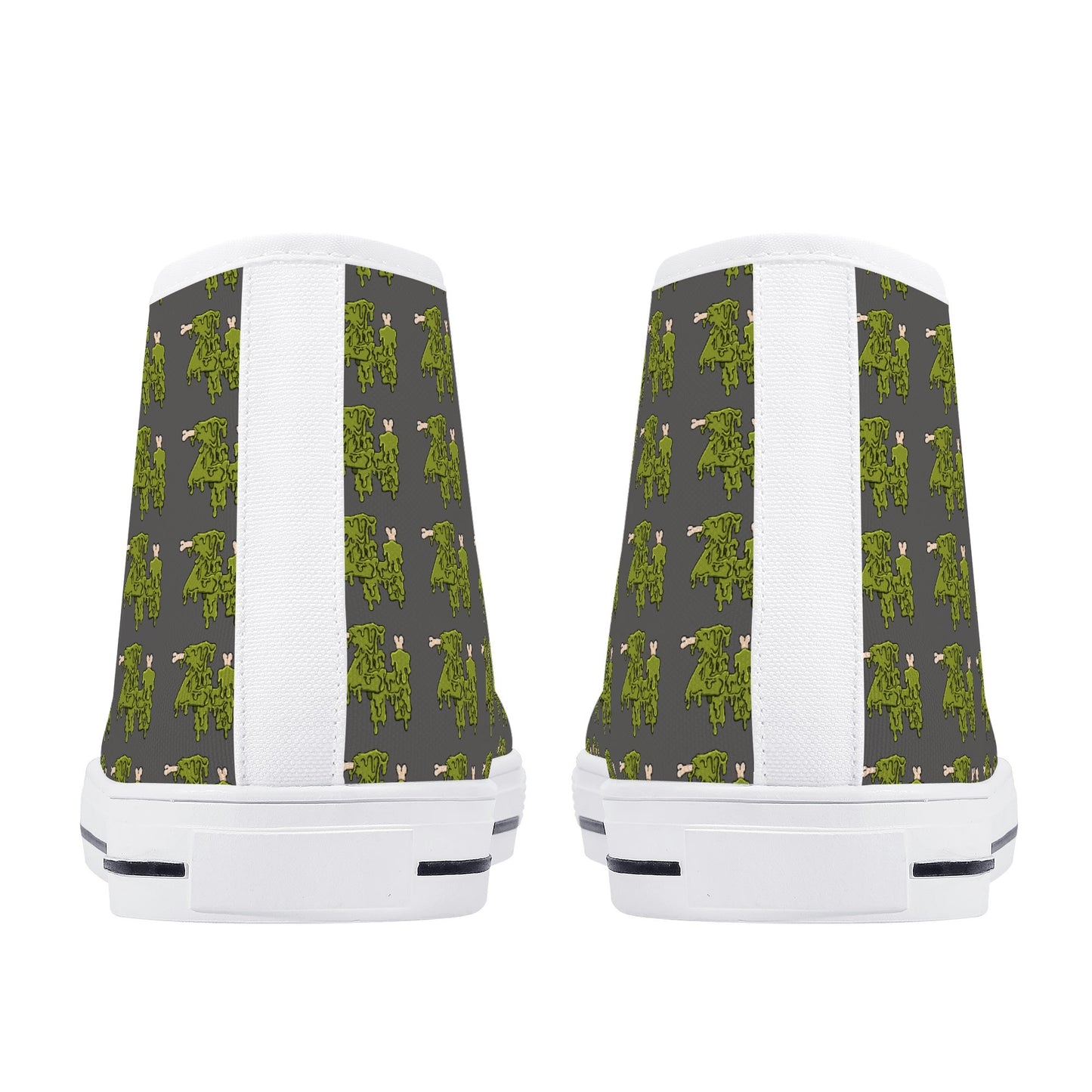 Mens High Top Canvas Shoes - Customized Tongue