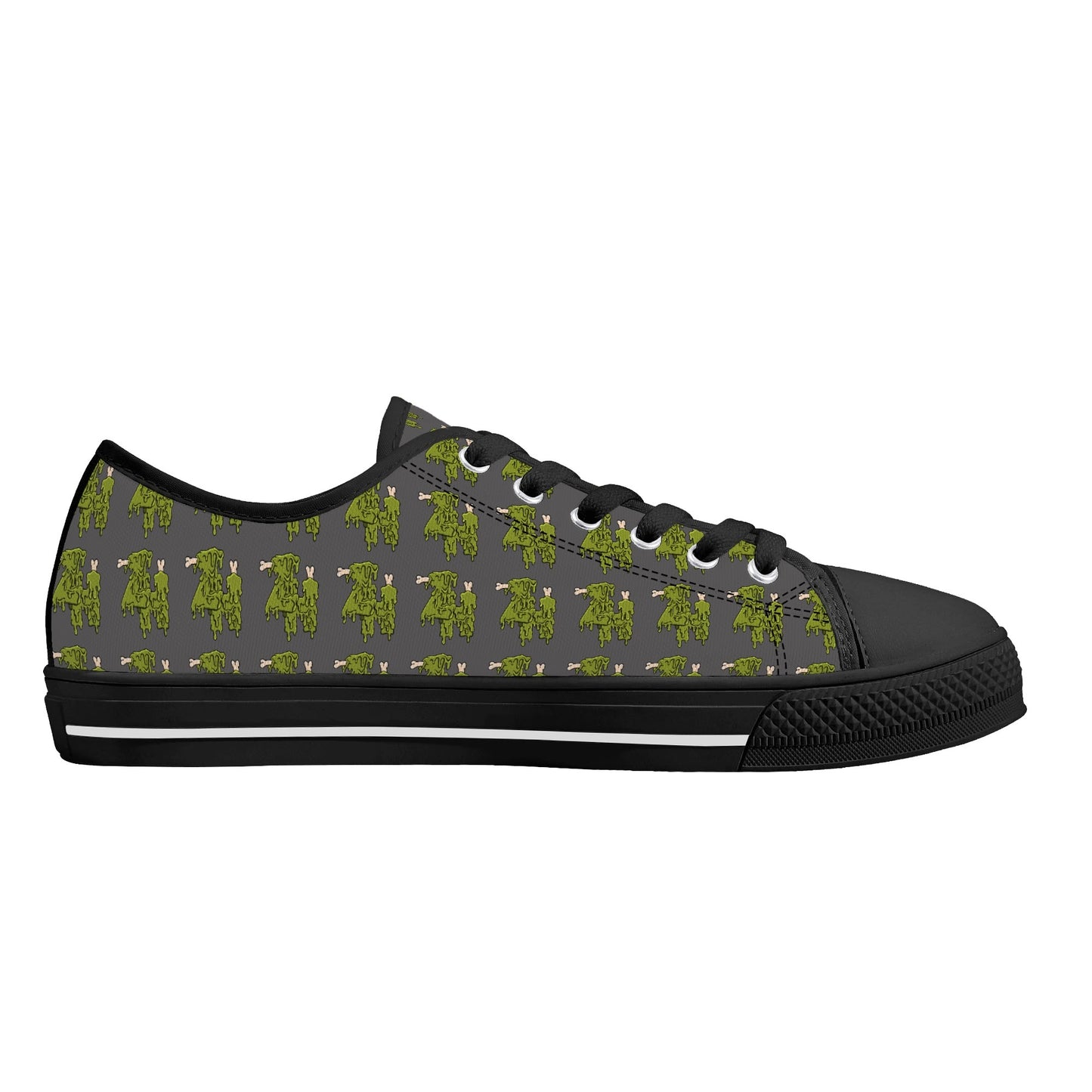 Mens Low Top Canvas Shoes - Customized Tongue