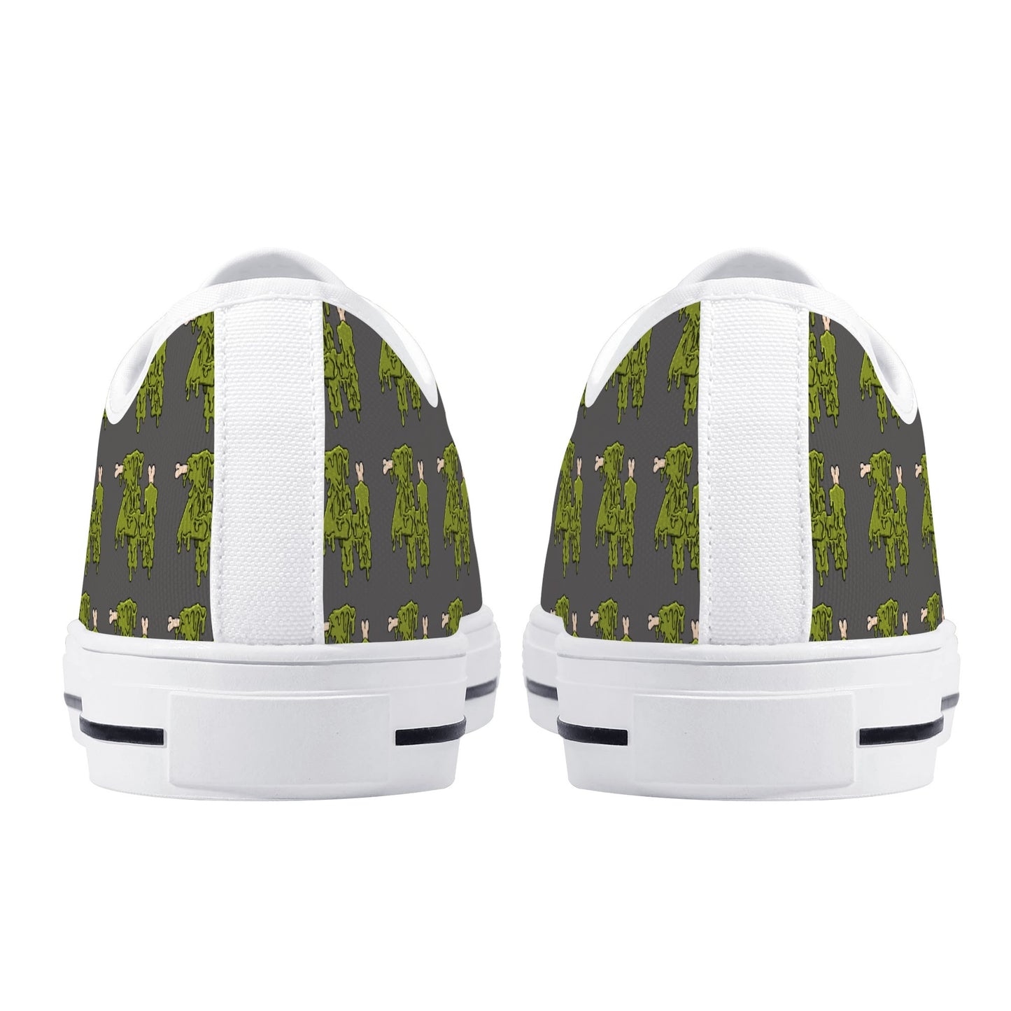 Mens Low Top Canvas Shoes - Customized Tongue